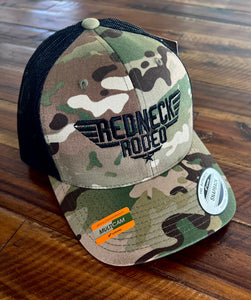 Top Rodeo Multi-Camo Curved Snapback