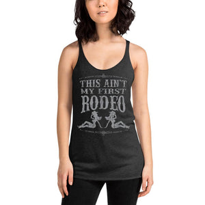 A'int My First Rodeo Womens Tank Blk