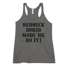 Load image into Gallery viewer, Made Me Do It Women&#39;s Racerback Tank Grey
