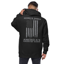 Load image into Gallery viewer, O.C. America&#39;s Band Unisex fleece zip up hoodie Blk
